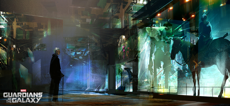 Illustration for article titled Alternate Versions Of The Collector's Lair From Guardians Of The Galaxy